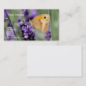 Lavender en Butterfly Visitekaartje (Voorkant / Achterkant)