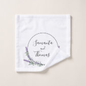 Lavender en Eucalyptus Bad Handdoek (Wasdoekje)