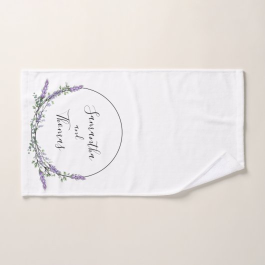 Lavender en Eucalyptus Bad Handdoek (Handdoek)