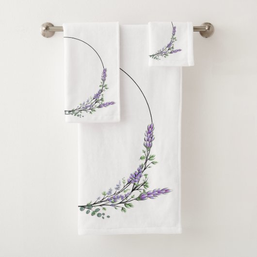 Lavender en Eucalyptus Bad Handdoek (Insitu)