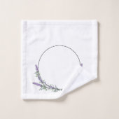 Lavender en Eucalyptus Bad Handdoek (Wasdoekje)