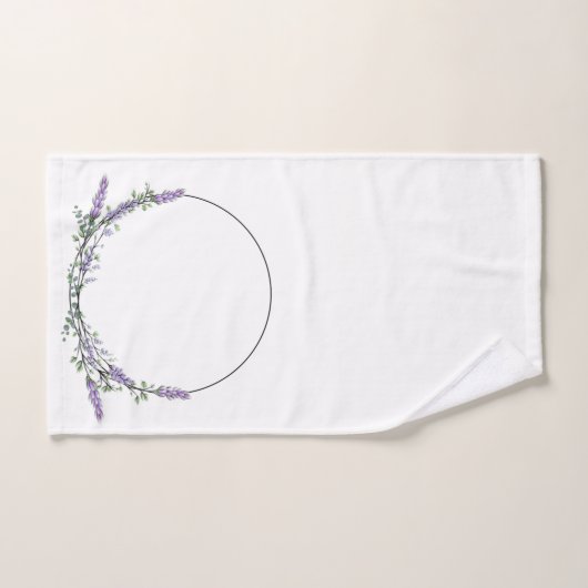 Lavender en Eucalyptus Bad Handdoek (Handdoek)