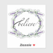 Lavender en Eucalyptus Believe Sticker (Vel)