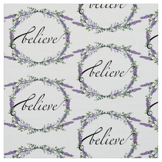 Lavender en Eucalyptus Believe Stof (Swatch)