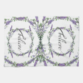 Lavender en Eucalyptus Believe Theedoek (Horizontaal)
