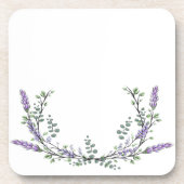 Lavender en Eucalyptus Bier Onderzetter (Voorkant)