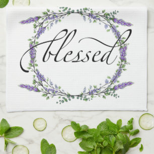 Lavender en Eucalyptus Blessed Theedoek