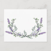 Lavender en Eucalyptus Briefkaart (Voorkant)
