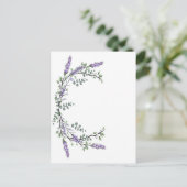 Lavender en Eucalyptus Briefkaart (Staand voorkant)