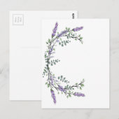 Lavender en Eucalyptus Briefkaart (Voorkant / Achterkant)