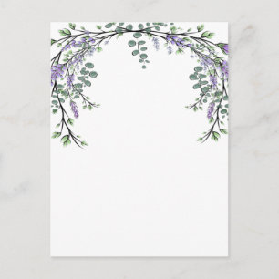 Lavender en Eucalyptus Briefkaart