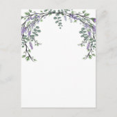 Lavender en Eucalyptus Briefkaart (Voorkant)