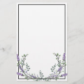 Lavender en Eucalyptus Briefpapier (Voorkant)