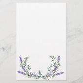 Lavender en Eucalyptus Briefpapier (Voorkant)