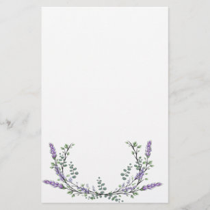 Lavender en Eucalyptus Briefpapier