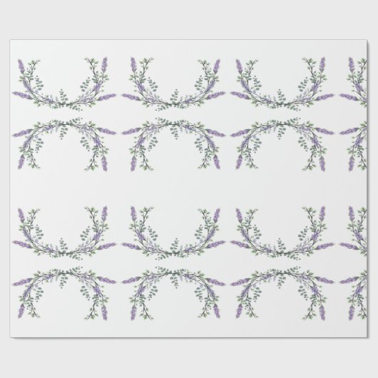 Lavender en Eucalyptus Cadeaupapier (Vlak)