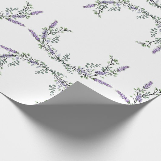 Lavender en Eucalyptus Cadeaupapier (Hoek)