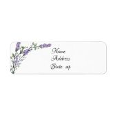 Lavender en Eucalyptus Etiket (Voorkant)