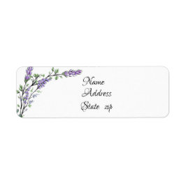 Lavender en Eucalyptus Etiket