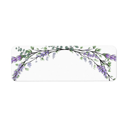 Lavender en Eucalyptus Etiket (Voorkant)