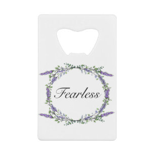 Lavender en Eucalyptus Fearless Creditkaart Flessenopener