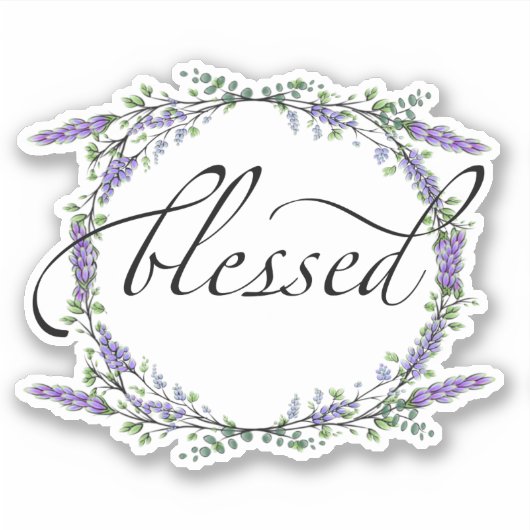 Lavender en Eucalyptus Fearless Sticker (Voorkant)