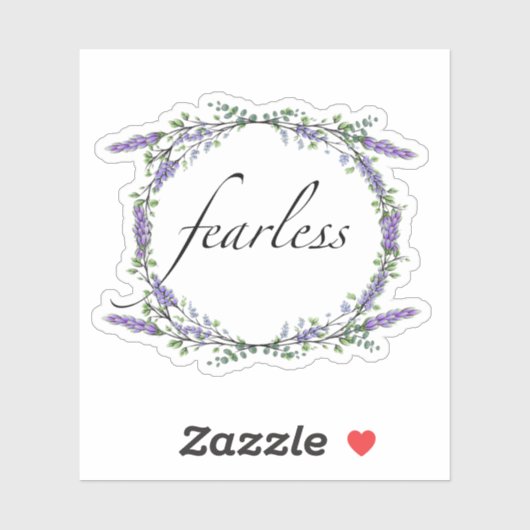 Lavender en Eucalyptus Fearless Sticker (Vel)