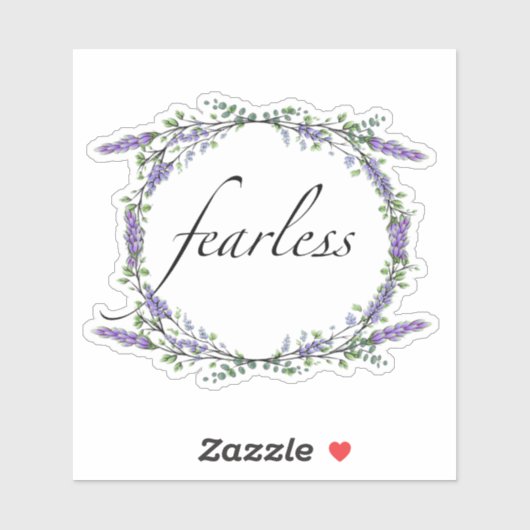 Lavender en Eucalyptus Fearless Sticker (Vel)