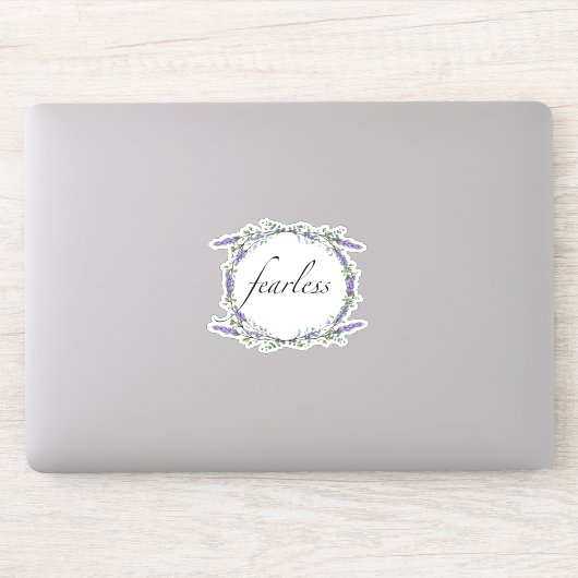 Lavender en Eucalyptus Fearless Sticker (Computer)