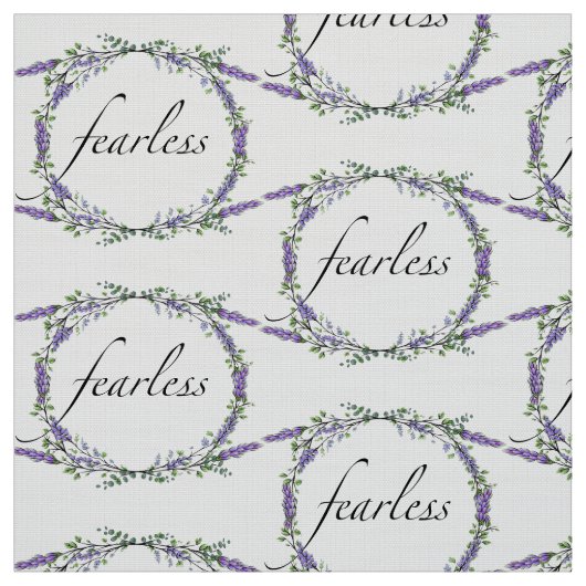 Lavender en Eucalyptus Fearless Stof (Swatch)