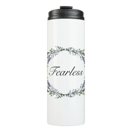 Lavender en Eucalyptus Fearless Thermosbeker (Voorkant)