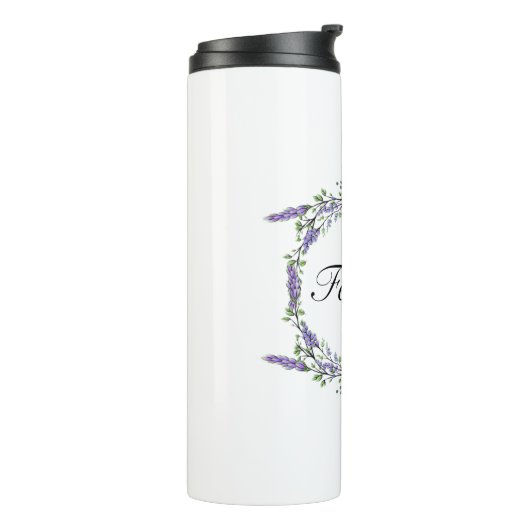 Lavender en Eucalyptus Fearless Thermosbeker (Gedraaid links)