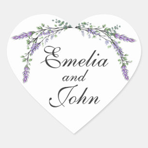 Lavender en Eucalyptus Hart Sticker
