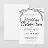 Lavender en Eucalyptus Kaart (Voorkant / Achterkant)