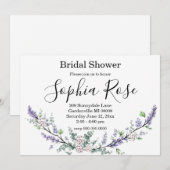 Lavender en Eucalyptus Kaart (Voorkant / Achterkant)