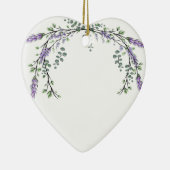 Lavender en Eucalyptus Keramisch Ornament (Rechts)