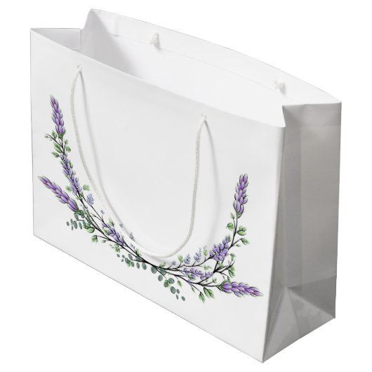 Lavender en Eucalyptus Large Cadeautasje (Achterkant Gekanteld)