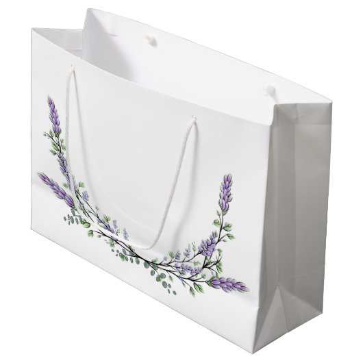 Lavender en Eucalyptus Large Cadeautasje (Voorkant Gekanteld)