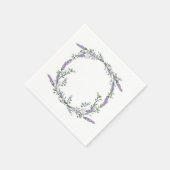 Lavender en Eucalyptus Napkins Servet (Hoek)