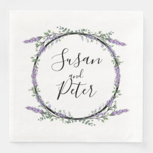 Lavender en Eucalyptus Napkins Servet
