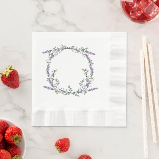 Lavender en Eucalyptus Napkins Servet (Insitu)
