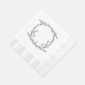 Lavender en Eucalyptus Napkins Servet (Hoek)