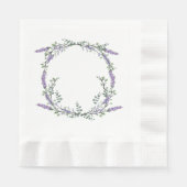 Lavender en Eucalyptus Napkins Servet (Voorkant)