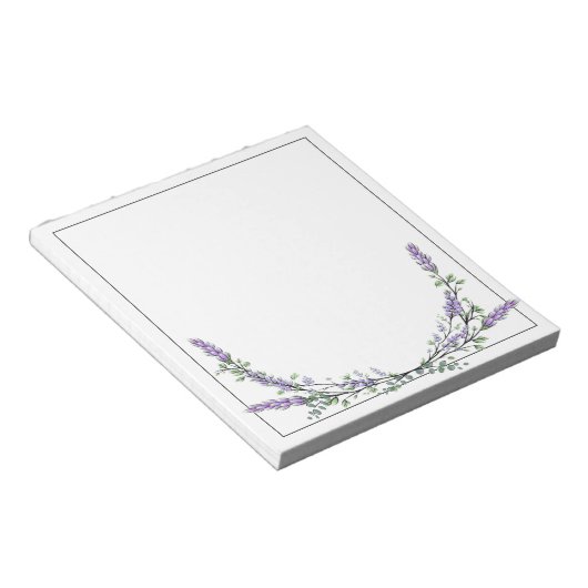 Lavender en Eucalyptus Notitieblok (Schuin)