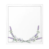 Lavender en Eucalyptus Notitieblok (Voorkant)