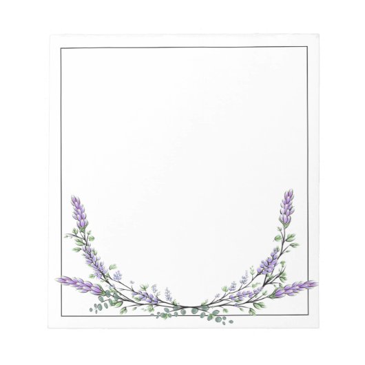 Lavender en Eucalyptus Notitieblok (Voorkant)