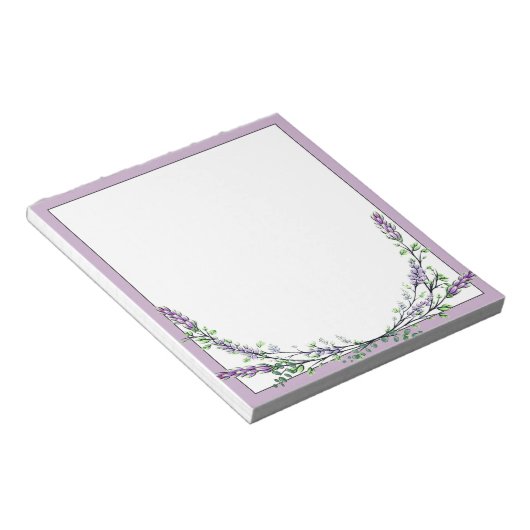 Lavender en Eucalyptus Notitieblok (Schuin)