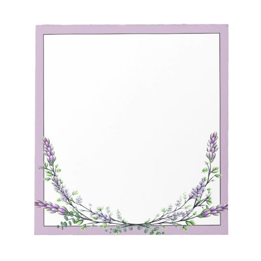 Lavender en Eucalyptus Notitieblok (Voorkant)
