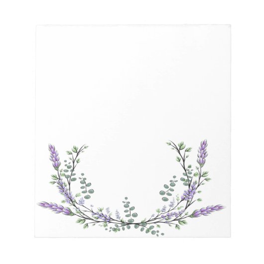 Lavender en Eucalyptus Notitieblok (Voorkant)