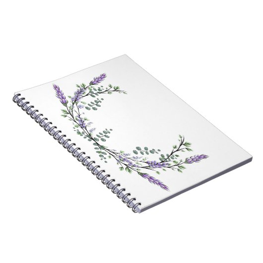 Lavender en Eucalyptus Notitieboek (Rechterzijde)